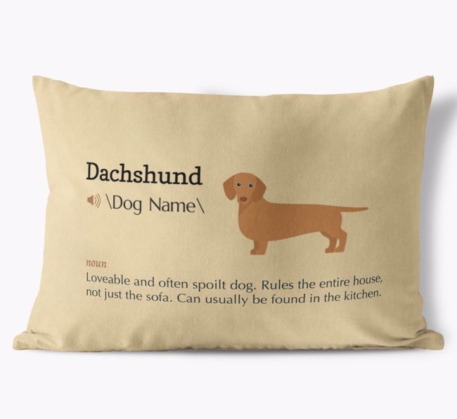 Definition: Personalized {breedFullName} Soft Touch Pillow